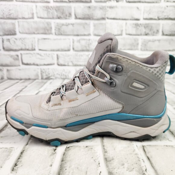 The North Face Vectiv Exploris Futurelight Women's Sz 8.5 Gray Mid Hiking Boots - Picture 7 of 11